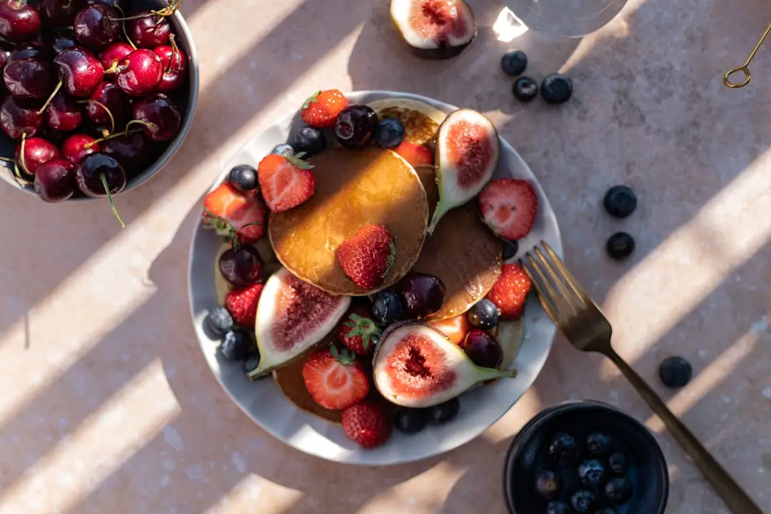 Fluffiga amerikanska pannkakor till helgens brunch illustration